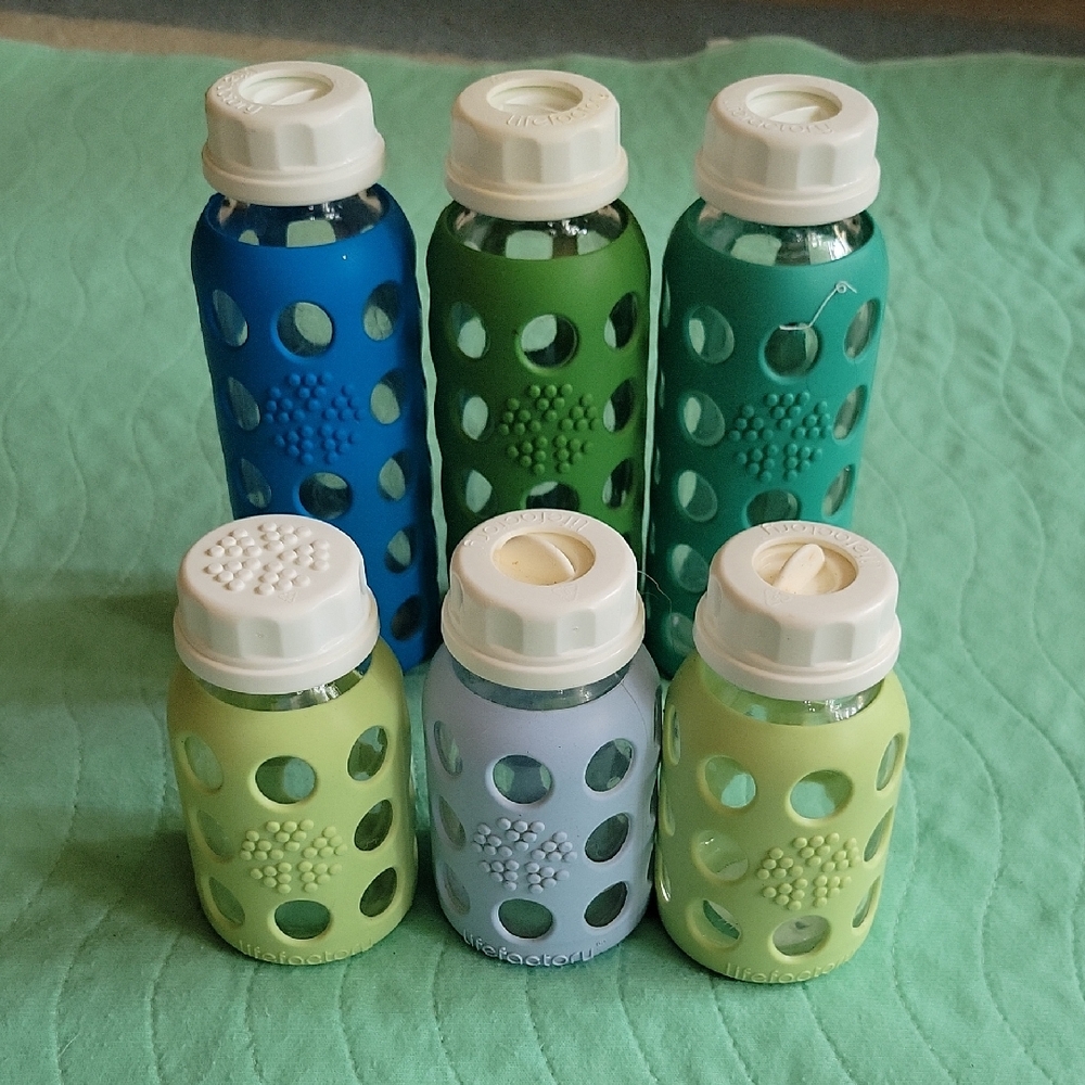 Set Of 6 Lifefactory Bottles